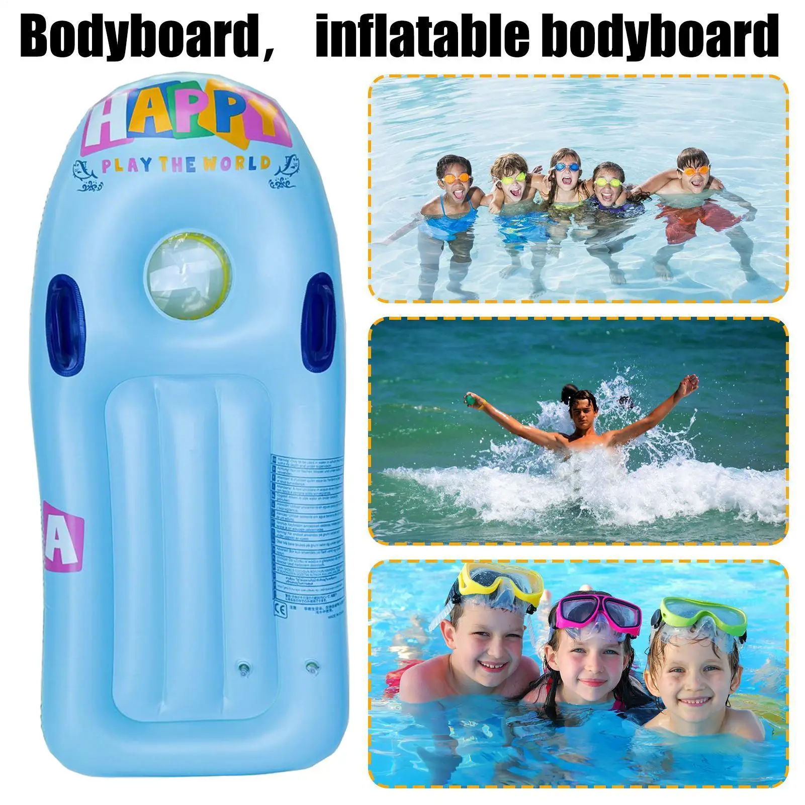 Flotador inflable para piscina para niños, cama, salón, balsa flotante, tumbona, juguetes para jardín, patio trasero al aire libre