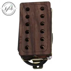 L70mm W38mm Rosewood 52mm Neck Humbucker for Electric Guitar Brown
