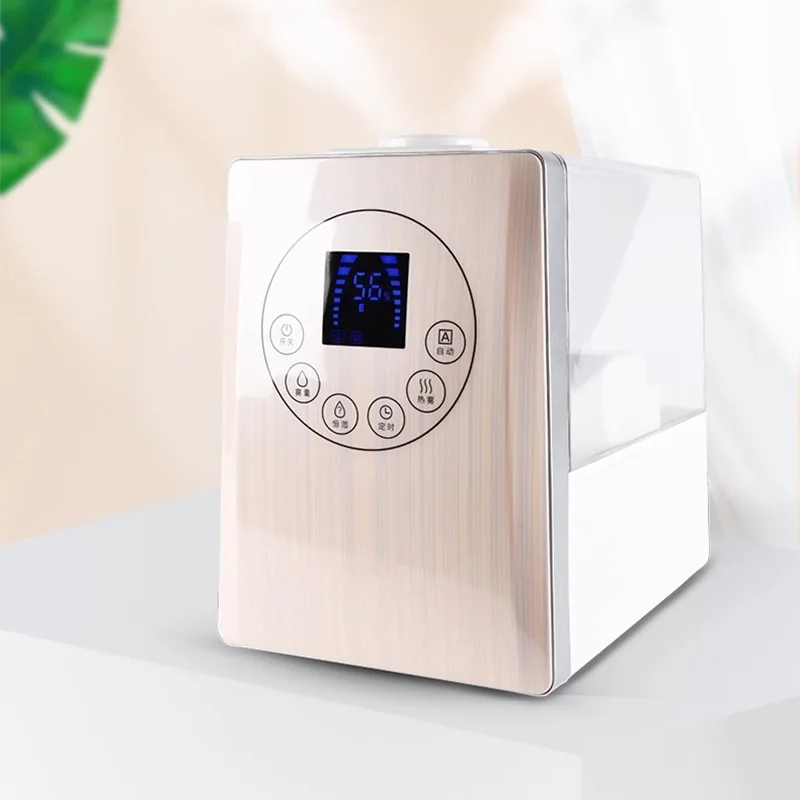 SCK-H061 Umidificadores inteligentes de névoa quente e fria para casa, quarto, sala grande, umidificação rapidamente e uniformemente, 6L