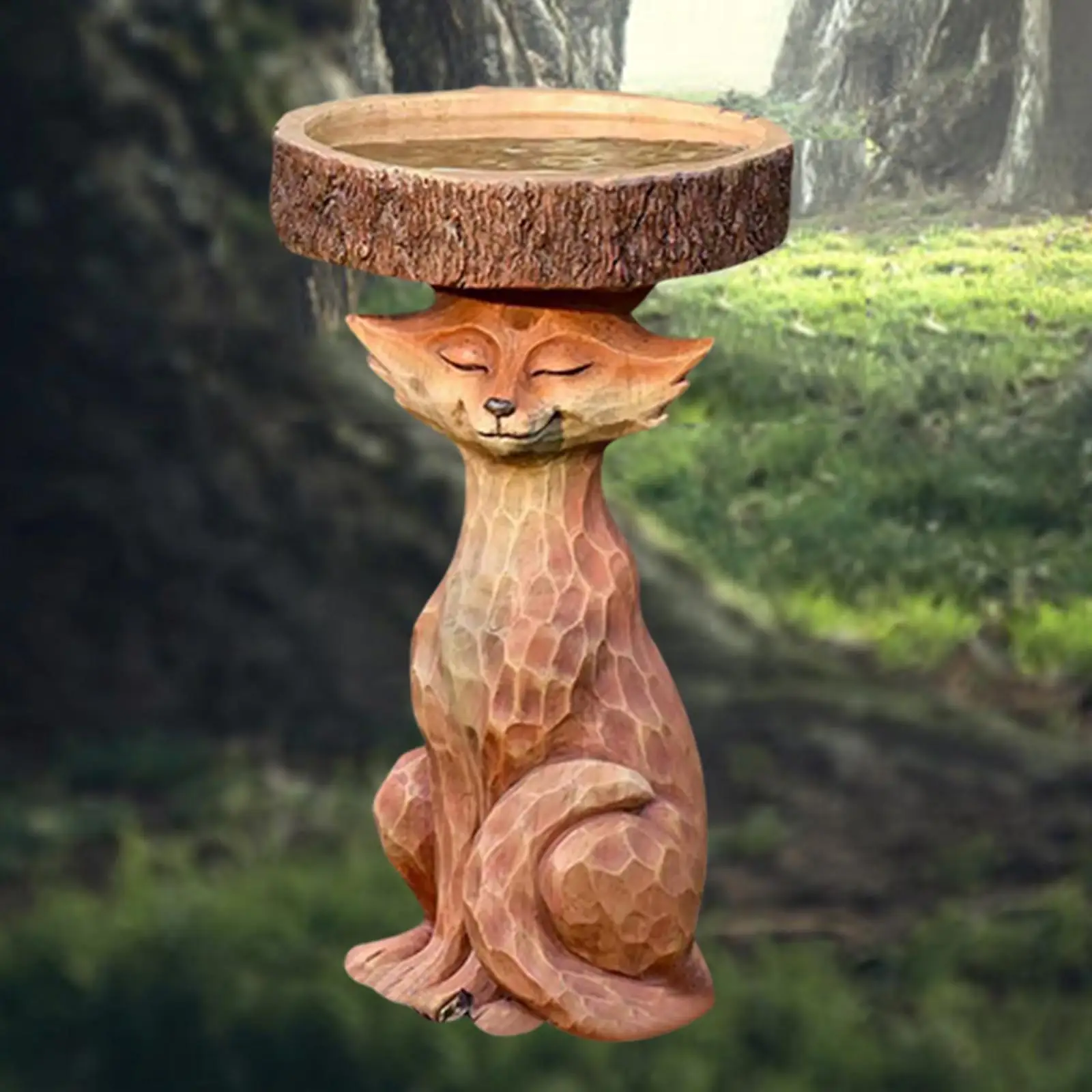 Jardim pássaro banho estátua antigo quintal pássaro alimentador pátio ornamento sapo