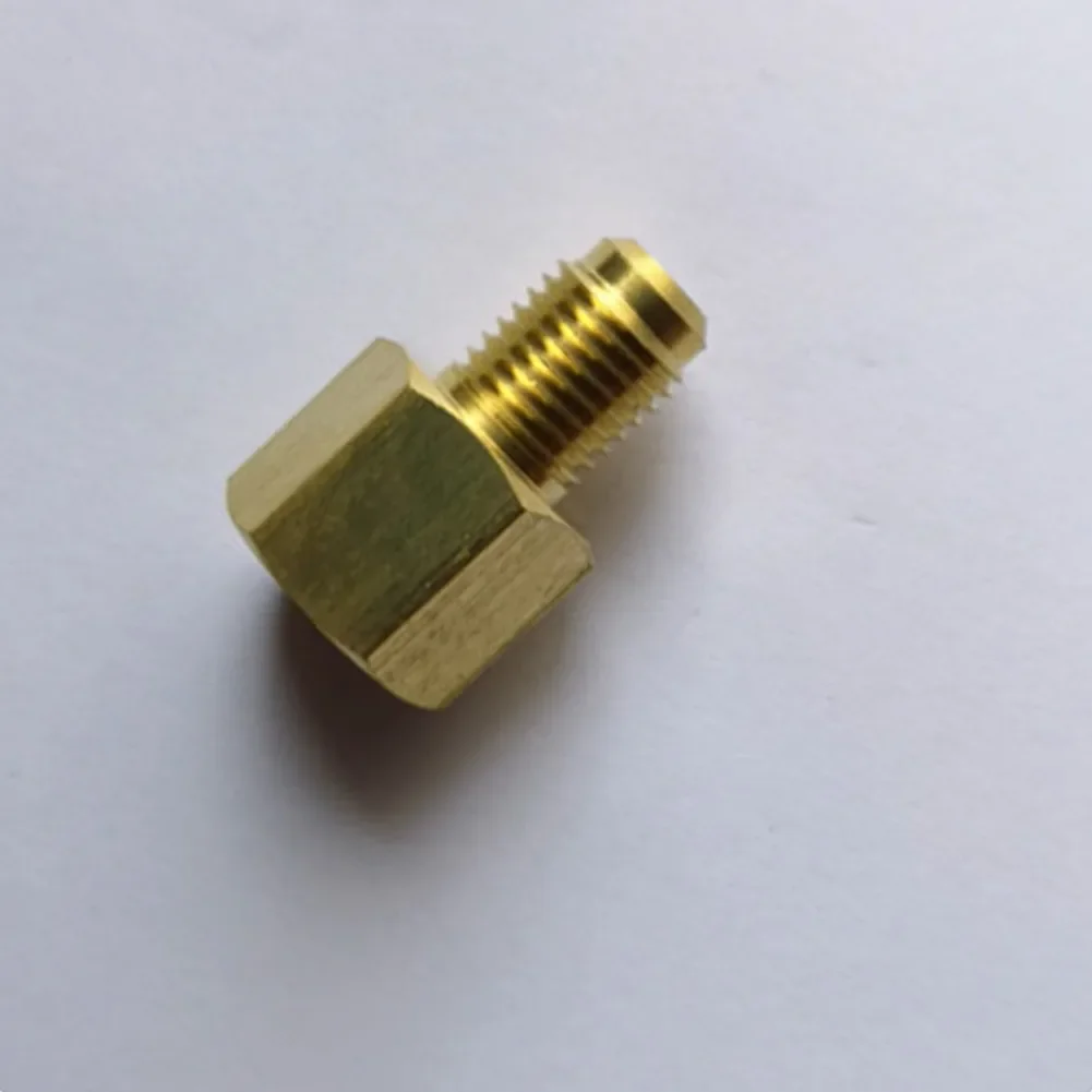 Refrigeration Charging Adapter  Brass Support 1/4'' SAE-AG To G1/4'' IG Nitrogen Adapter Fittings NEW