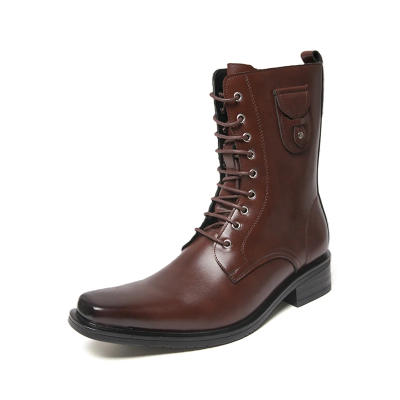 Autumn Autumn Winter High Top Leather Shoes for Men Warm Comfortable Casual Business Ankle Boots Durable Classic Fashion Footwear - Aliexpress Deal