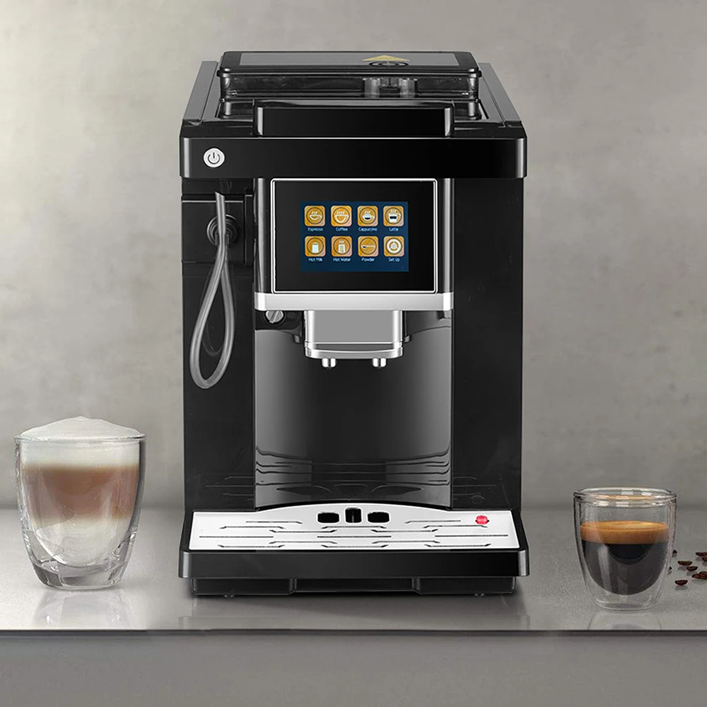 High Level One Touch Electric Automatic Italian Espresso Coffee Maker with Italian ULKA Pump for Hotel & Household Use