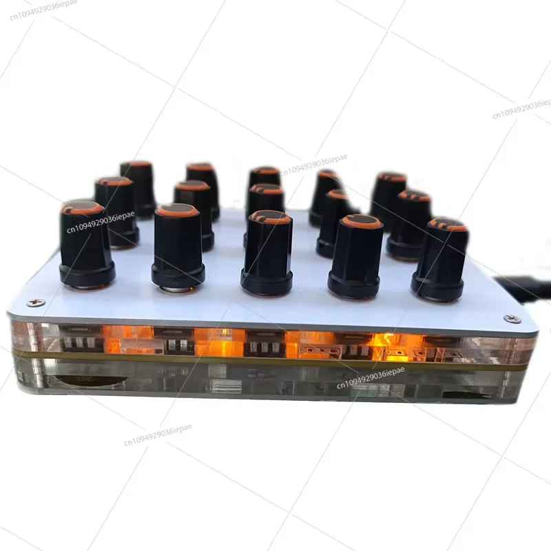 

15-ручные ручки, пользовательская информация CC, громкость, интерфейс USB-C, программное обеспечение для музыкального хоста, MIDI-контроллер