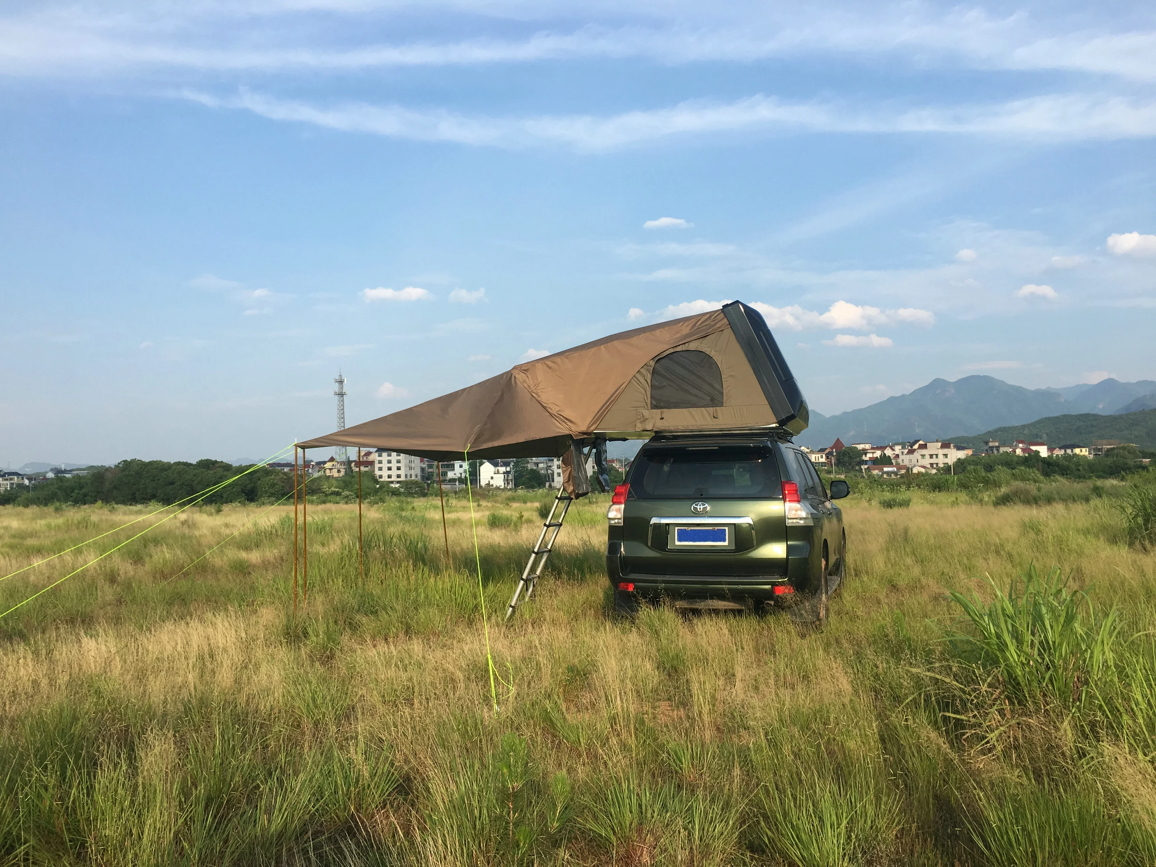 Tenda laterale retrattile per tenda da tetto per auto impermeabile di nuovo design per JWL-002