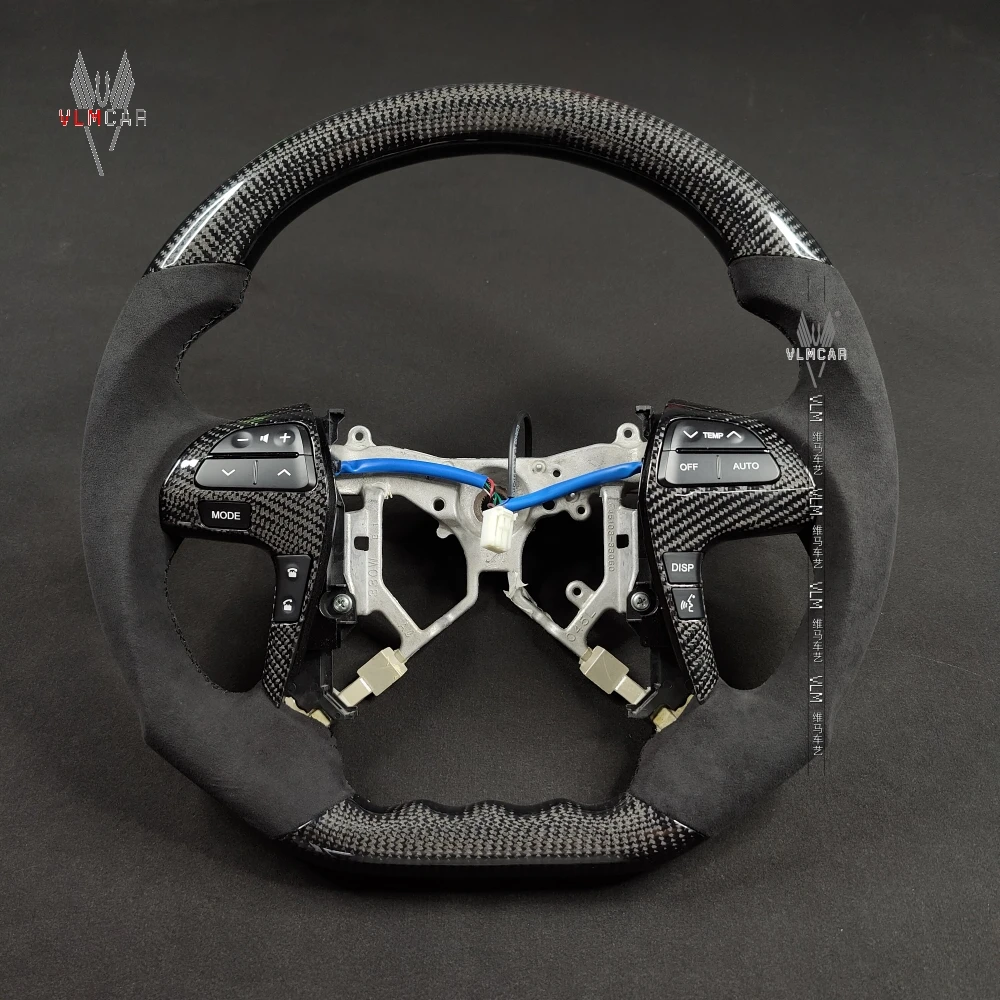 VLMCAR TRD Style Private Custom Carbon Fiber Steering Wheel for Toyota 2009 Camry / Avalon Customize All Model Year Bodykit