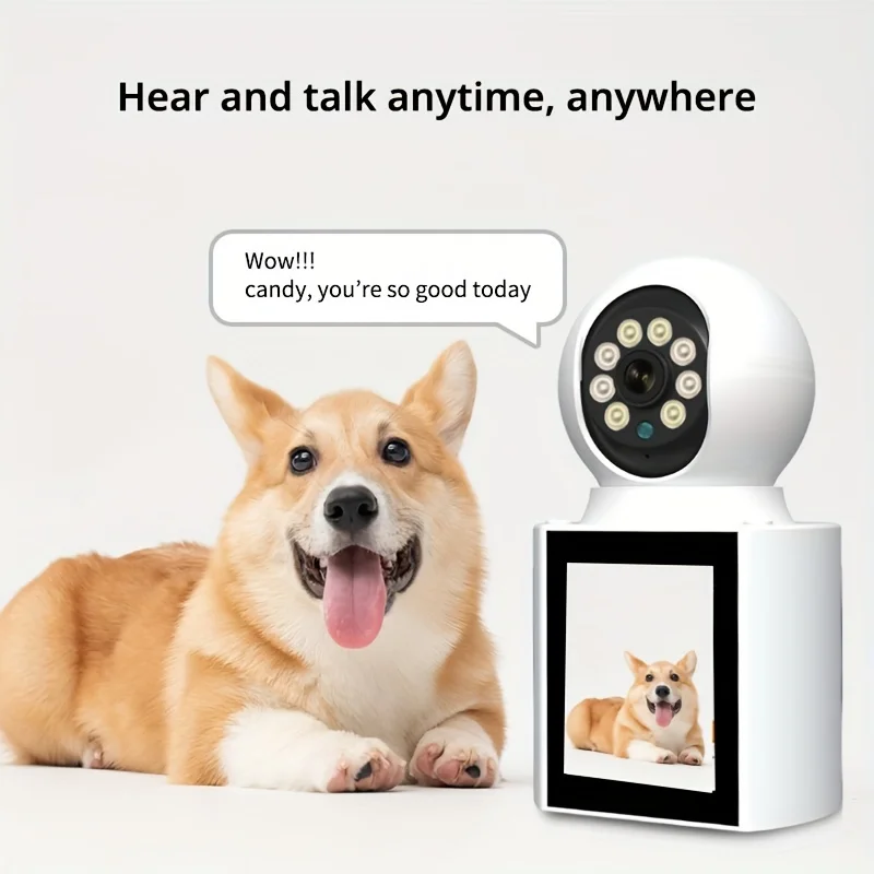 

1-4 шт. K32 2K Wi-Fi камера для домашней безопасности, умный монитор для детей/домашних животных, 360° ° Панорамирование и наклон, двусторонняя связь, ИК-ночное видение, управление через приложение для телефона