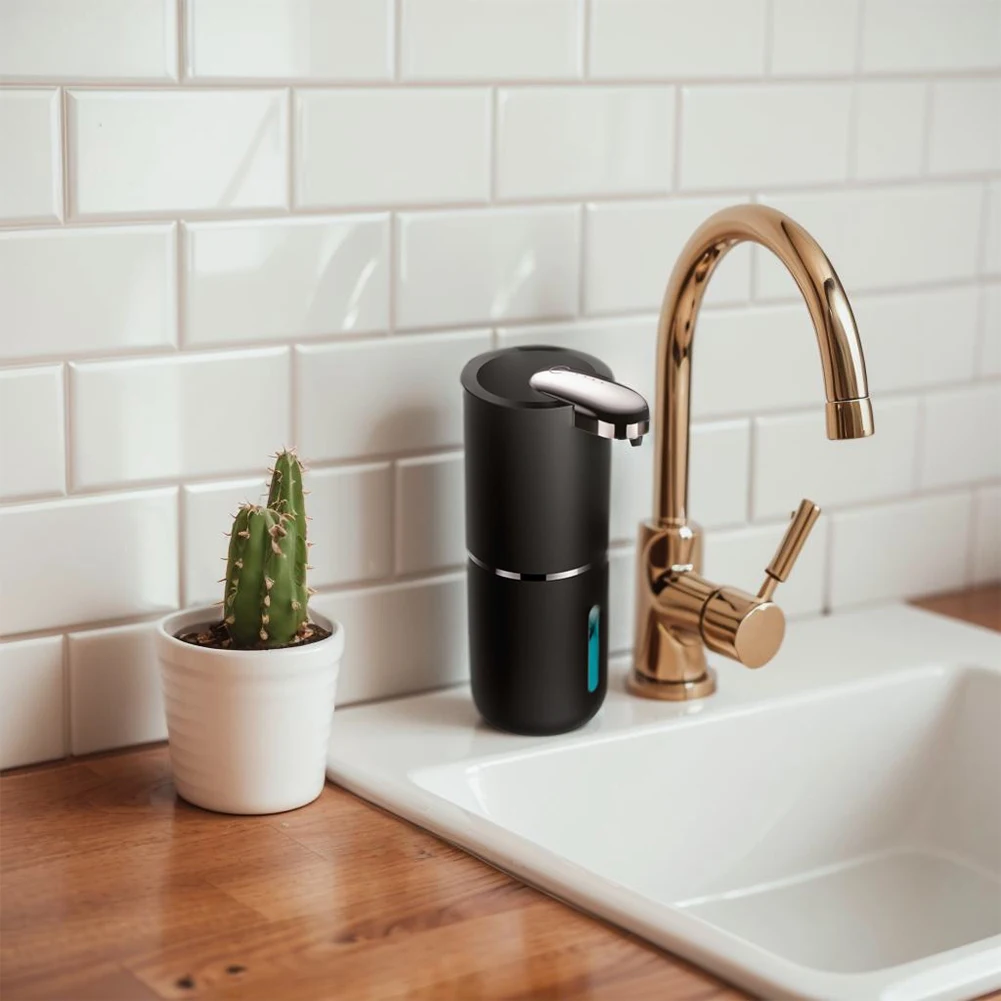 

Электрический дозатор дезинфицирующего средства, 380 мл, настенный бесконтактный дозатор пенного мыла, IPX5, водонепроницаемый инфракрасный датчик для домашнего офиса