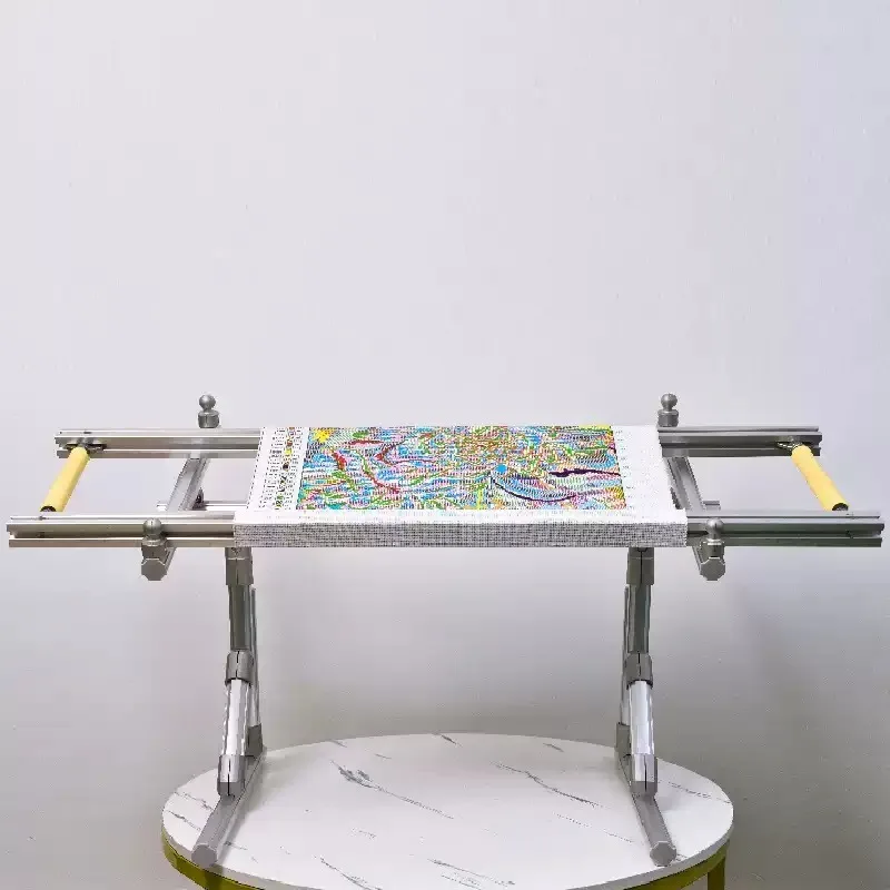 Bed & Desk Two-in-One Reinforced Cross-stitch Frame Bed, Aluminum Alloy Reinforced Adjustable Stitch Frame Android-style Lock - view 3