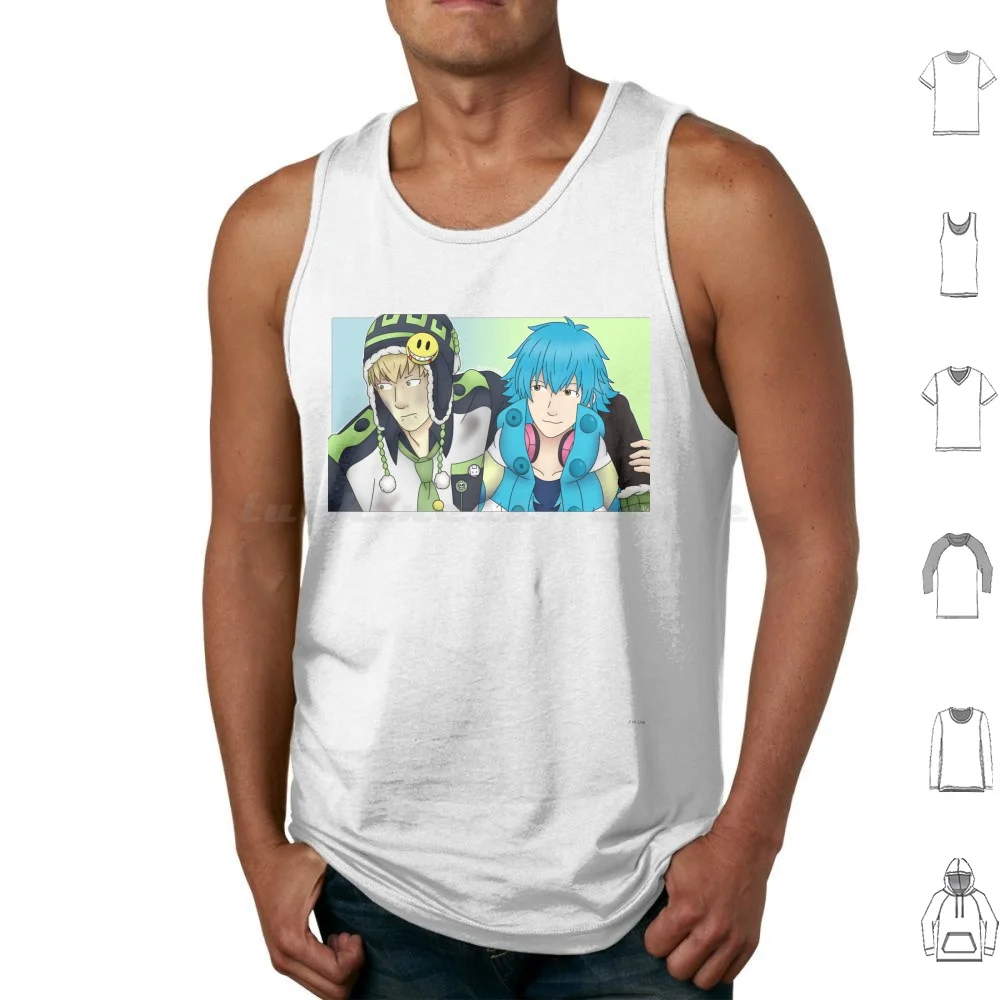 Noiz & Aoba ( Dmmd ) Tank Tops Vest Sleeveless Dmmd Aoba Aoba Seragaki Noiz Anime Manga