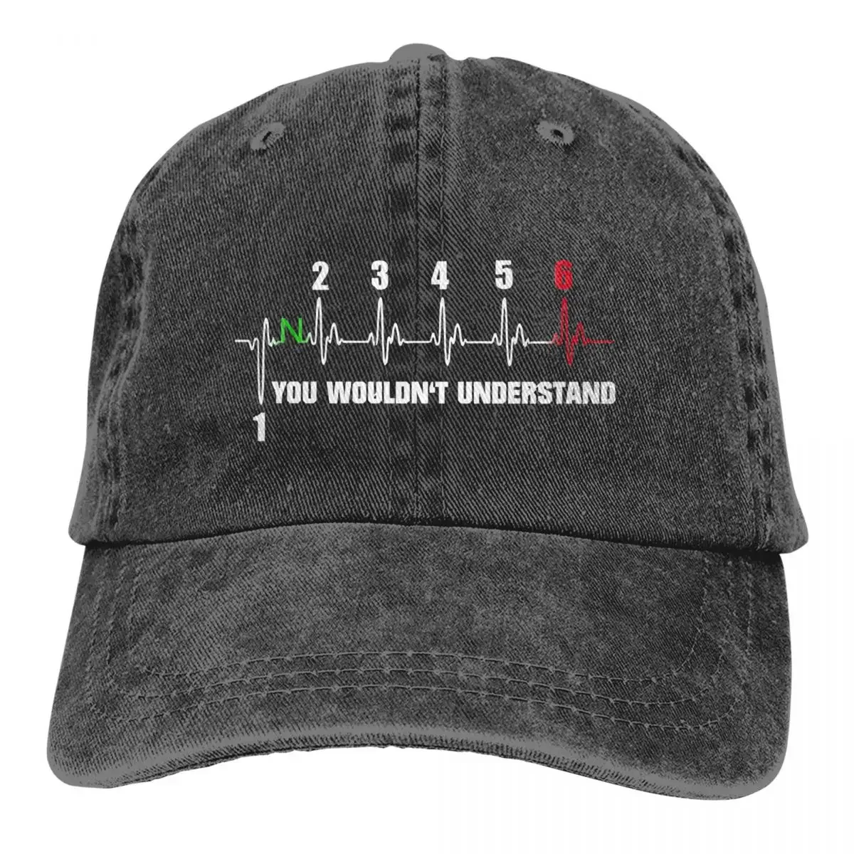 Motorcycle Gear 1N23456 Accessories Men Women Baseball Cap Motorbike Heartbeat Distressed Cotton Hats Cap Outdoor Snapback Hat