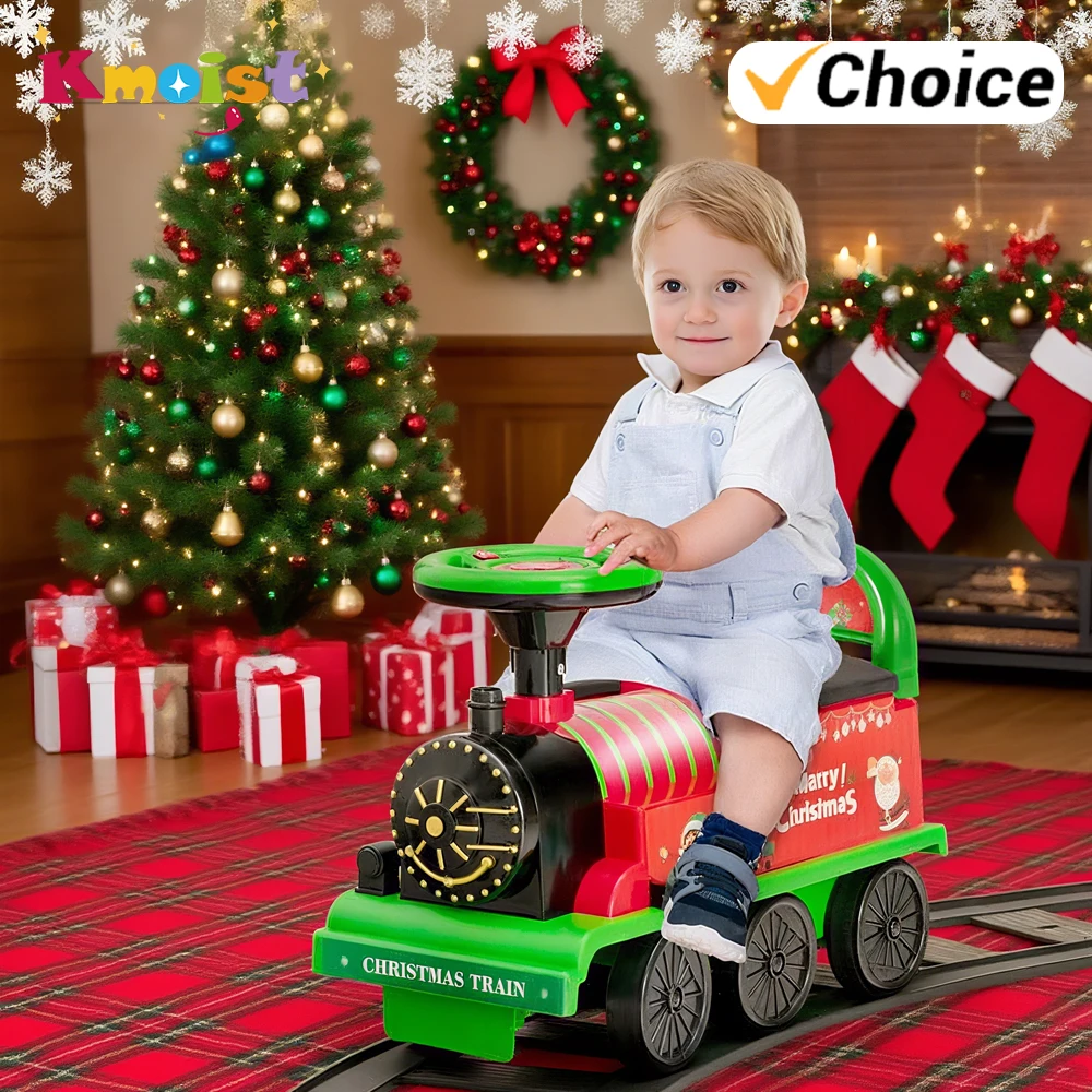 Treno da corsa con binari Treno giocattolo per bambini con luci Suoni e sedile portaoggetti Giocattoli divertenti per bambini Regali di Natale