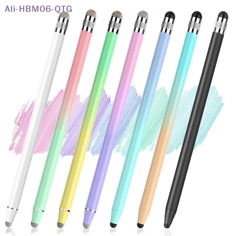 New Mesh Fiber Capacitive Stylus Pen Double Nib Touch Screen Pens Drawing Pen For Universal Capacitive Screen Smart Phone Tablet