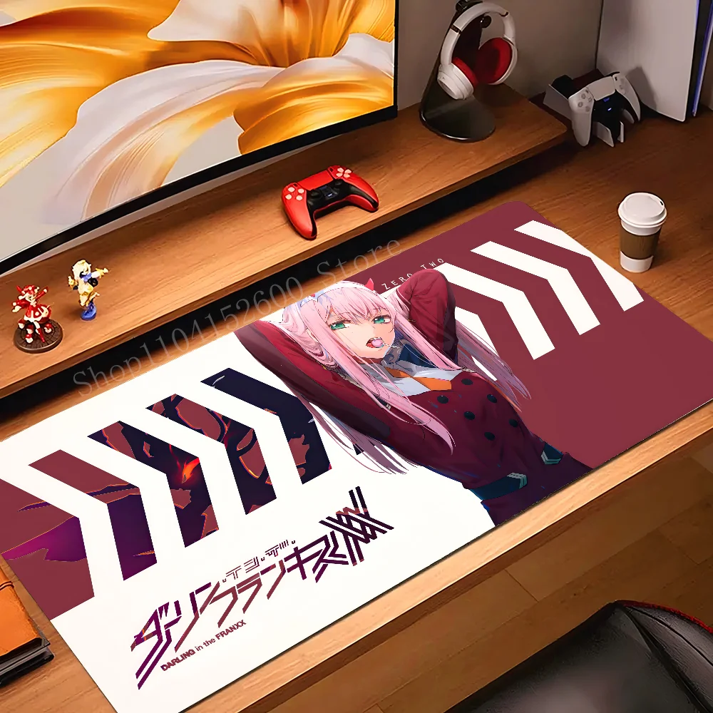 Z-Zero Two Darling In The FranXX 02 Mousepad Mouse Mat Desk Mat With Pad Gaming Accessories Prime Gaming XXL Keyboard Pad Paddi