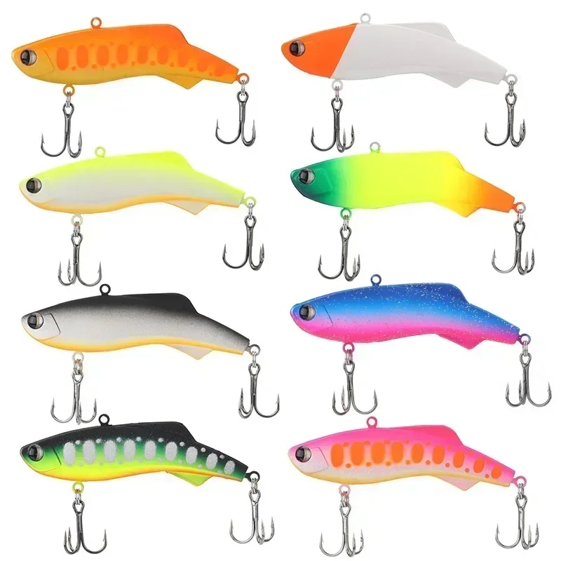 

1/4PC Fishing Lure VIB Spoon Spinner 16g 23g 30g Winter Artificial Hard Bait Long Casting Jig Wobblers Carp Fishing Tackle isca