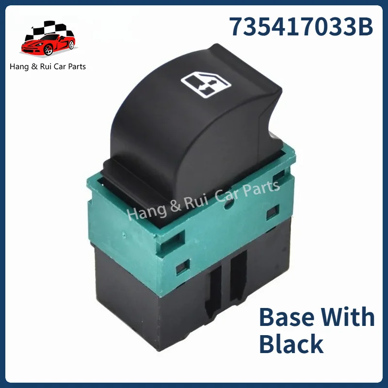 735417033A 735417033B  New Car Product 5 Pins Power Window Single Switch Replacement For Fiat Idea Doblo 2001-2015 Lancia Musa
