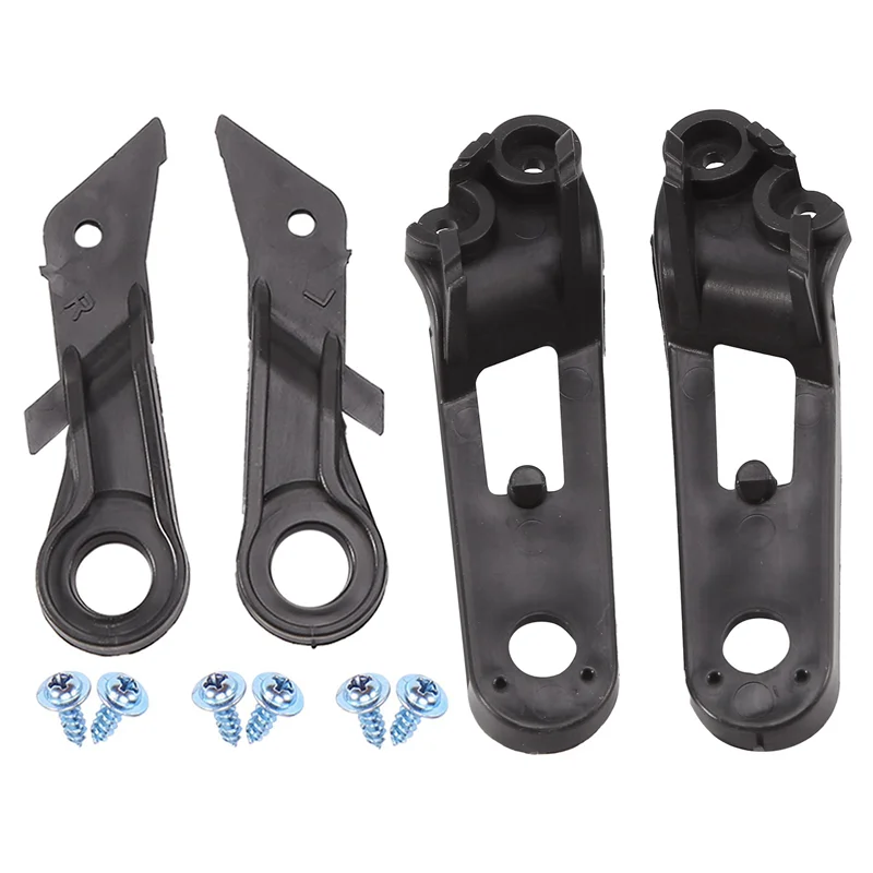 

2 комплекта, комплект для ремонта автомобильных фар для Toyota Lexus RX330 2003-2008, защитное кольцо кронштейна фар 8119448030 8119348030