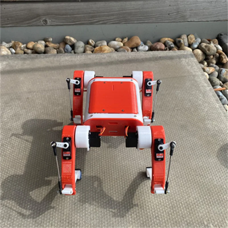 Quadruped robot dog open source project open source mechanical structure robot WiFi RC Control Mechanical Dog DIY Stem project