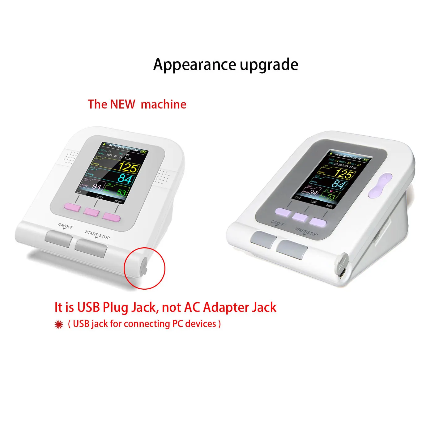 CONTEC08A Veterinary Blood Pressure Monitor Meter Digital Tensiometers INBP Machine Electronic Sphygmomanometer VET Probe