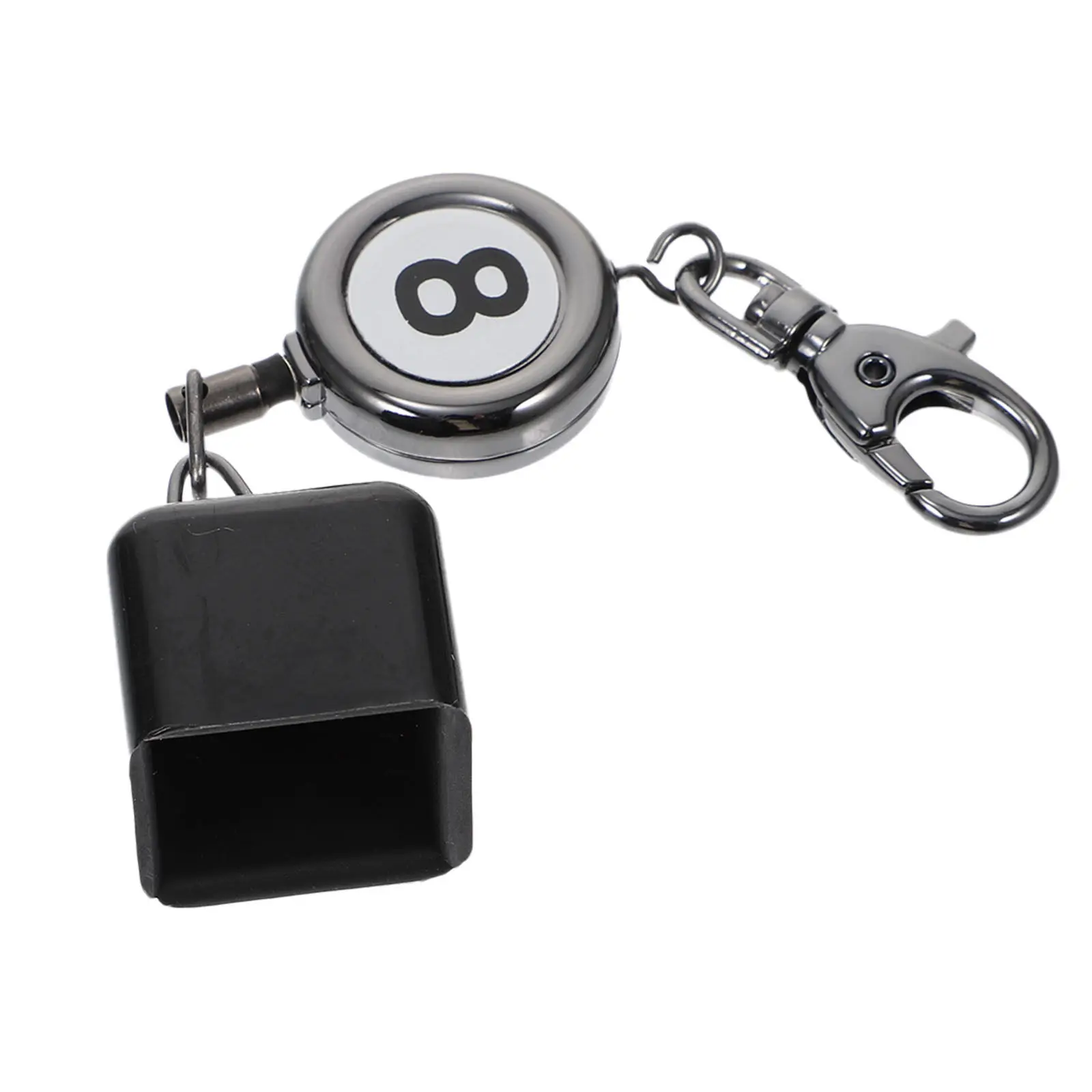 

Chalk Holder for Billiard Cue Tips Professional Portable Lightweight Keyring Design Chalk Protective Cover Pool Table Accessory