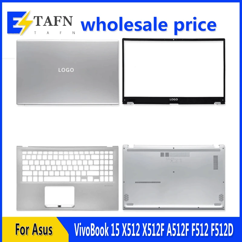 

New For ASUS VivoBook 15 X512 X512F A512F F512 F512D Laptop LCD Back Cover Front Bezel Upper Palmrest Bottom Case Keyboard Hinge