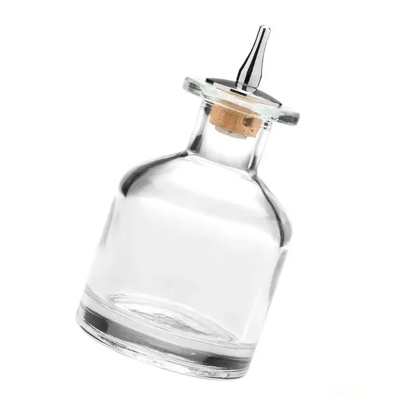 QX2E Elegant Engraved Glass Liquor Decanters With Tight Seal Stopper Liquor Container Perfect For Cocktails And Beverages