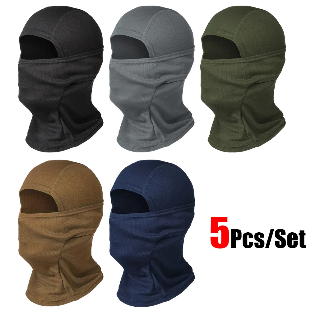 Summer Sunscreen Balaclava Cap Scarf, Breathable Full Face Mask