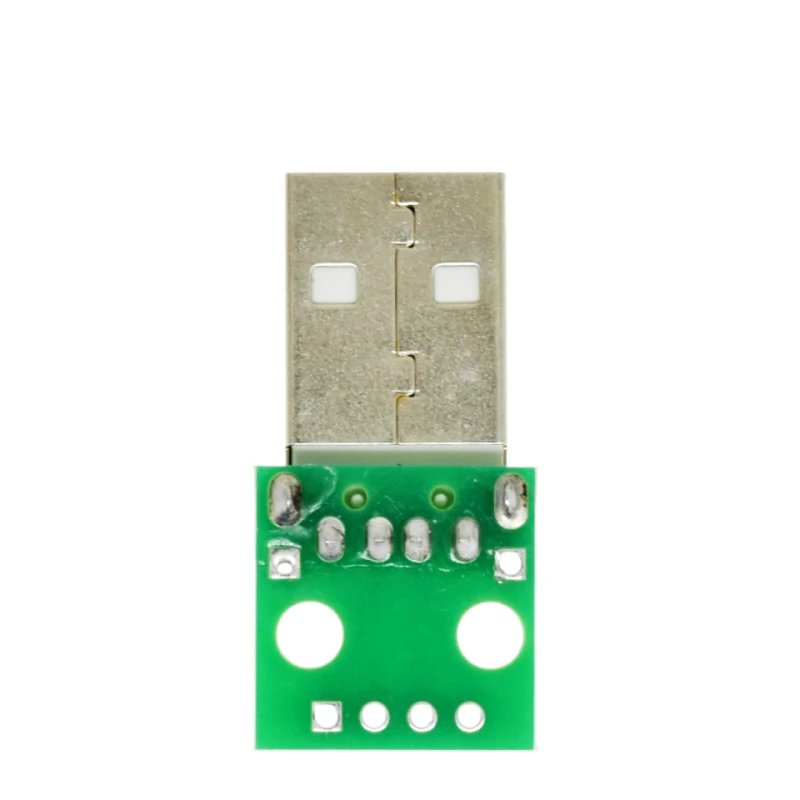 1-100 قطعة محول USB من النوع A ذكر إلى DIP - لوحة القطع ذات 4 دبابيس ملحومة مسبقًا 2.54 مم #6