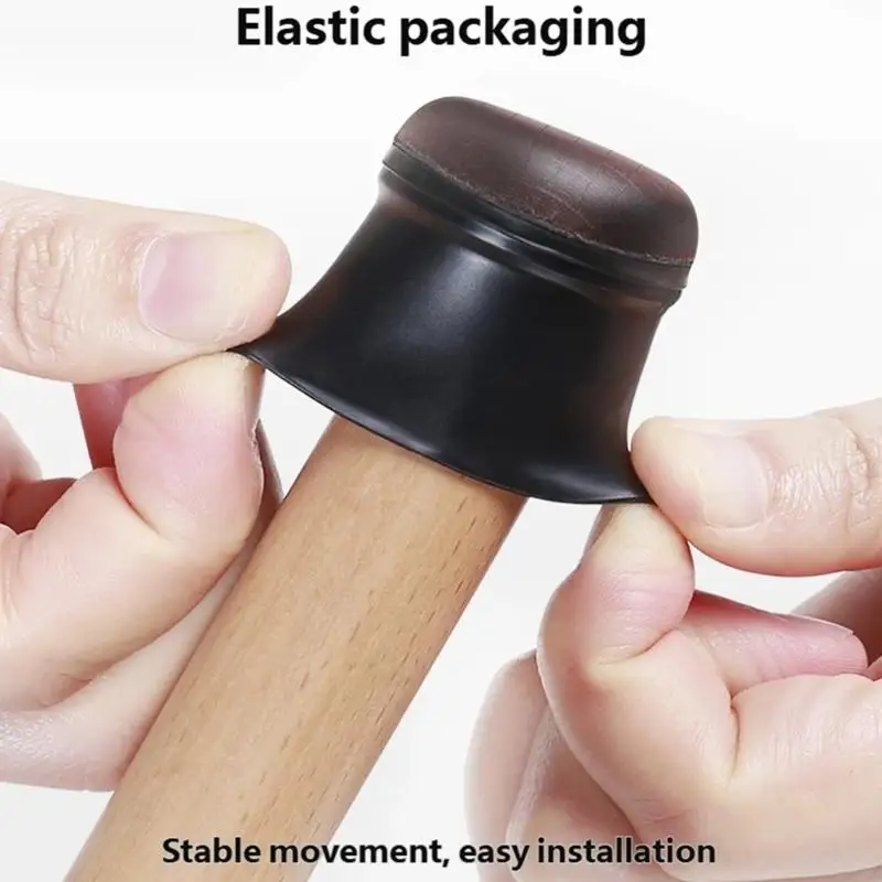 8pack Hair Resistant Furniture Leg Covers Silicone Chair Feet Protectors Auto Adhesive Nonslip Furniture Pads M4YD