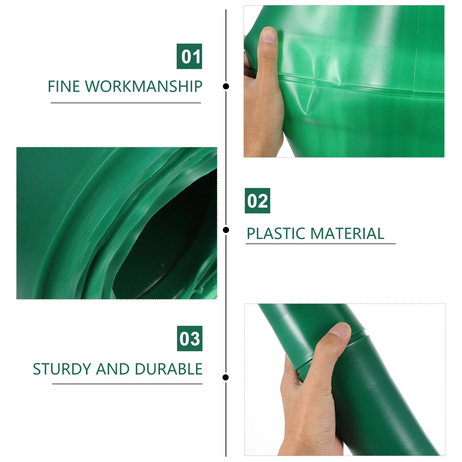 5 قطعة استنزاف ديكور الخيزران أنبوب اصطناعي لغطاء المجاري DIY بها بنفسك حديقة المشهد محاكاة التدفئة الديكور