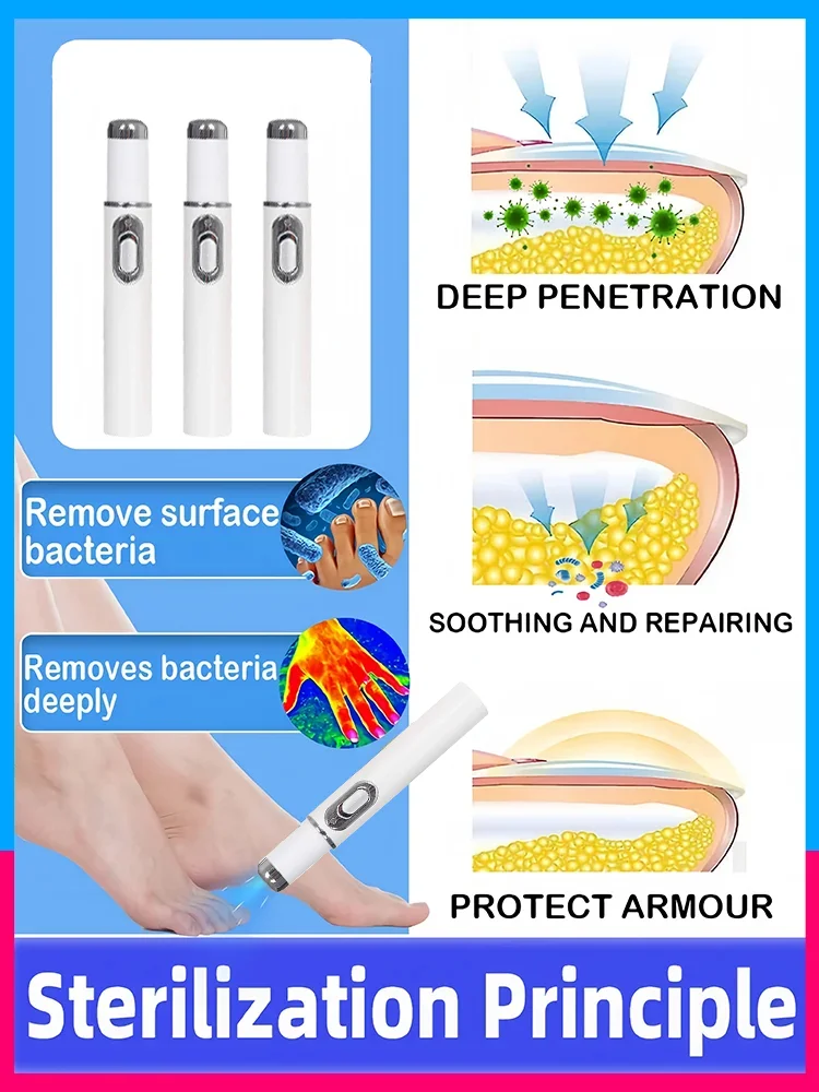 L'ultimo strumento per la pulizia della luce blu di terza generazione, numero uno classificato sull'elenco annuale degli strumenti per la pulizia del piede superiore