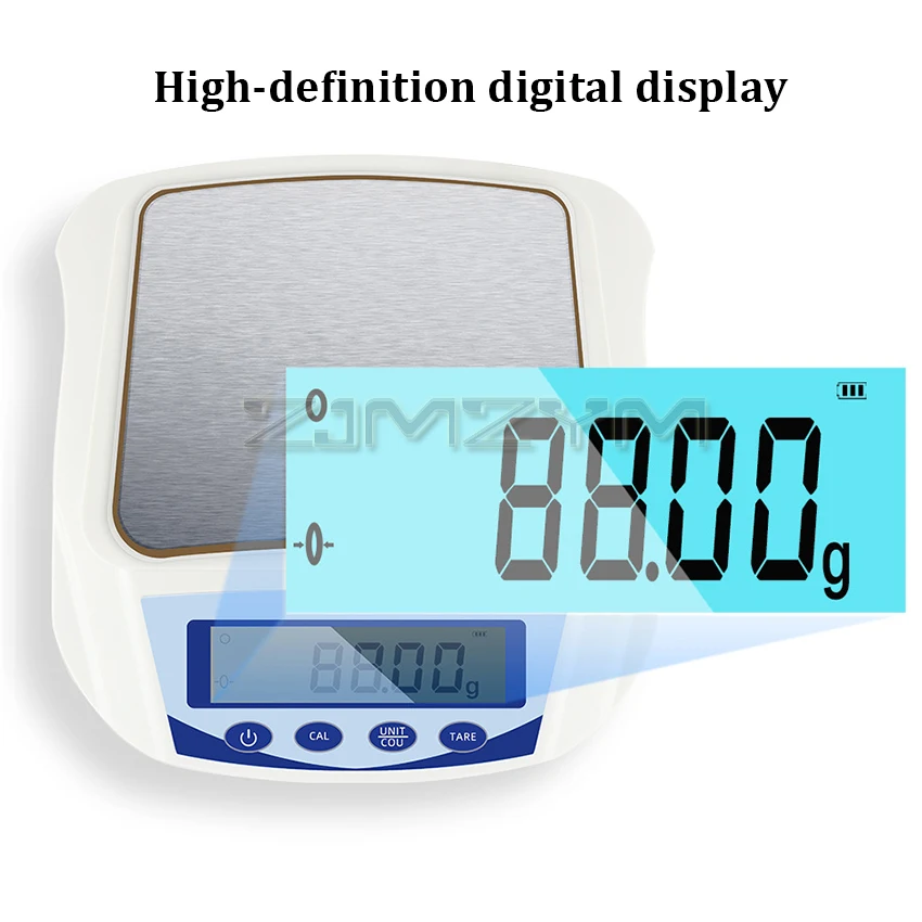 Bilancia elettrica 1000g/0.01g bilancia elettrica LCD digitale portatile ad alta precisione per alimenti gioielli in oro strumenti di pesatura del tè