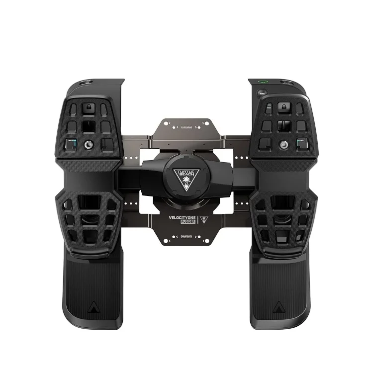 VelocityOne Universal Rudder Pedals for Windows 10 & 11 PCs, Xbox Series X, Xbox Series S, and Xbox One Featuring Smooth