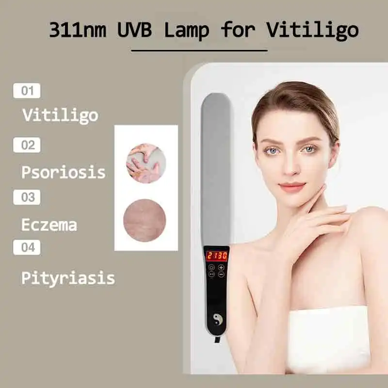 

311-Nanometer Uvb Ultraviolet Light Therapy Lamp For Treating Psoriasis And Vitiligo