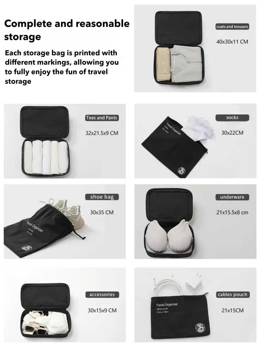 7PCS Packing Cube Set 2