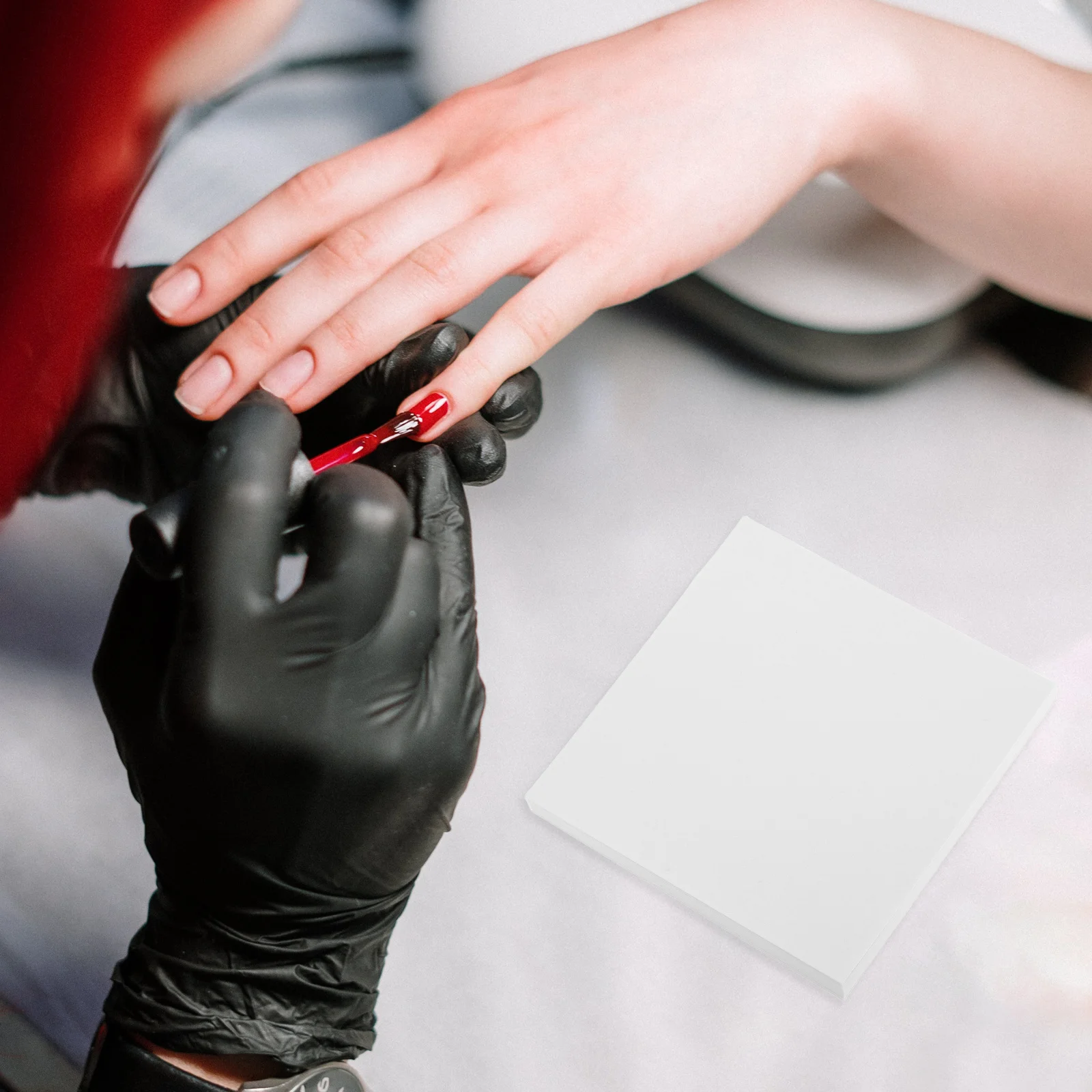 50개 매니큐어 컬러 믹싱용 아트 연습지, 일회용 네일 글루 믹싱 플레이트, 네일 아트 용품 도구