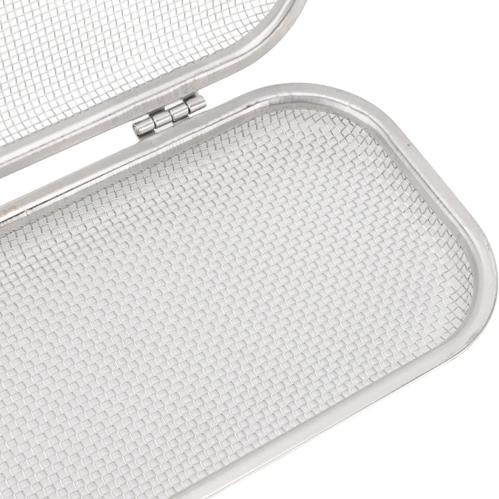 304 Stainless Steel Dishwasher Basket Fine Mesh Mesh Drain Chopstick Basket Rectangular Easy To Clean Cutlery Holder — Generic