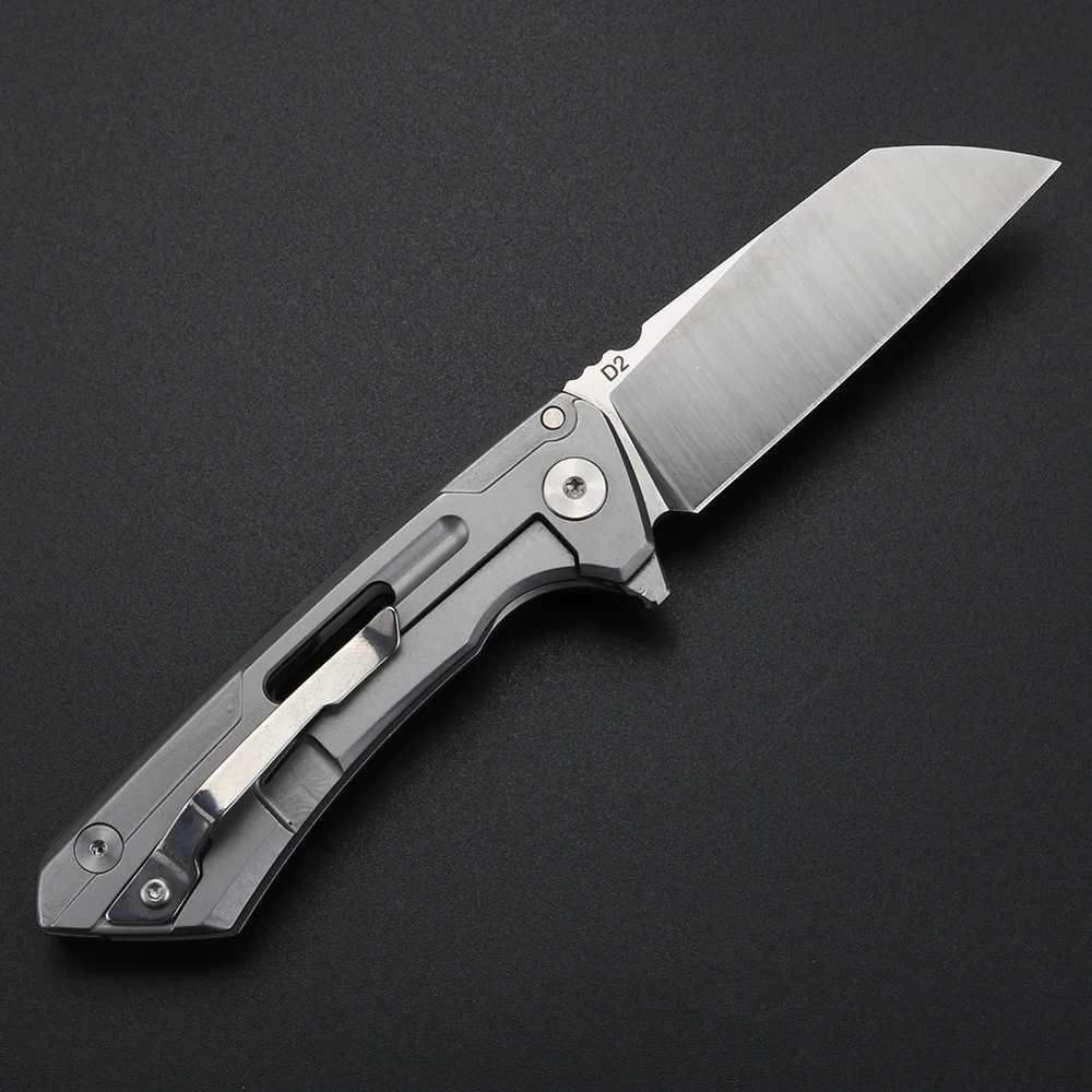 Outdoor folding knife, self-protection knife, all steel, high hardness stainless steel folding knife, carrying small knife