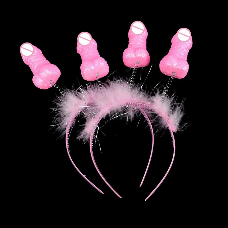 1/2/3Pcs Lustige Penis Stirnband Tiara Bachelorette Party Liefert Junggesellinnenabschied Braut Zu Werden Hochzeit Dekorationen neuheit Nude Sex Spielzeug