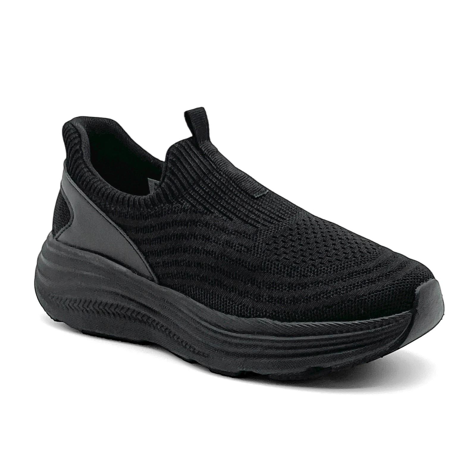 Unisex Slip‑On Sock Sneakers Knit Walking Shoes Thick Cushion Sole Low‑Top Casual Sports Trainers for Men and Women