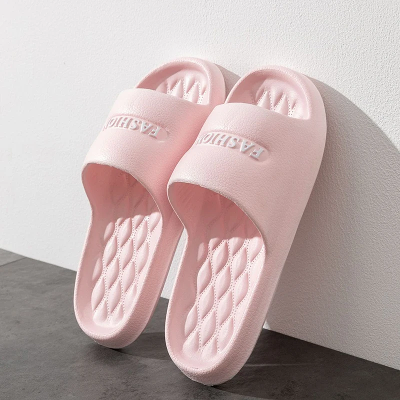 

2025 New Summer Women Slippers Hotel Indoor Non Slippery EVA Slippers for Home Men and Women Bathroom Slippers