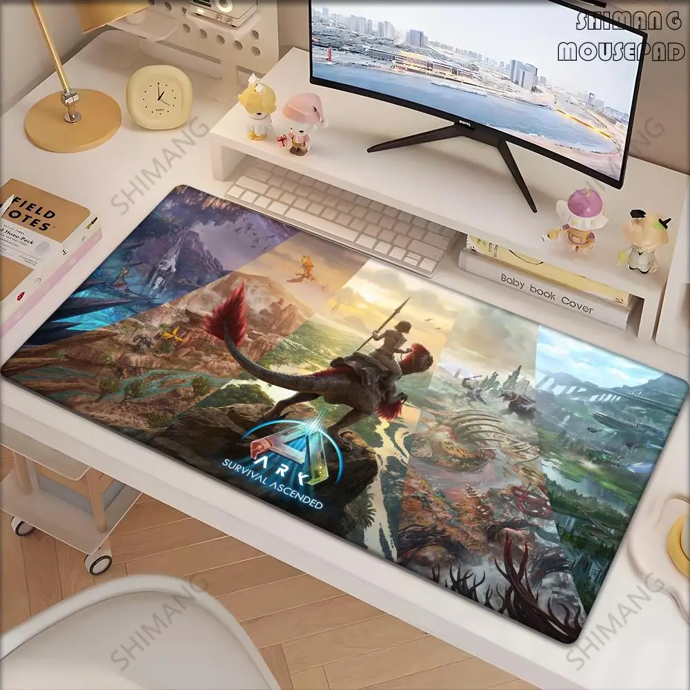 Ark Survival Evolved Mouse Pad Large Gaming Accessories Mouse Mat Keyboard Mat Deskmat Computer Gamer Laptop Dinosaur Mousepad