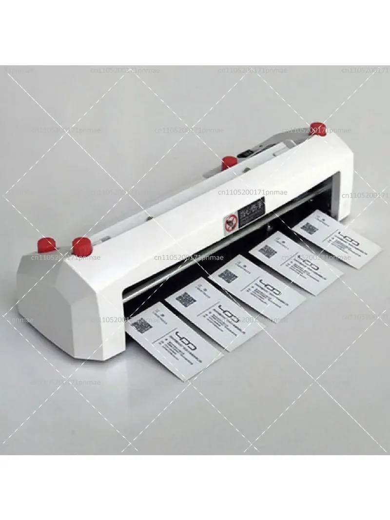A4 Size Electric Card Cutter 90x54mm Heavy Duty Fine Tuning Business Card Cutting Machine