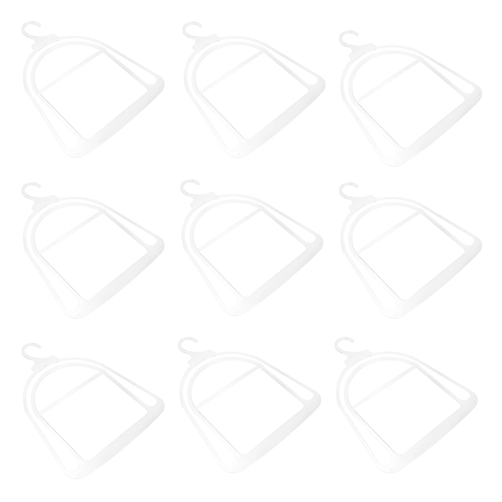 

10pcs Plastic Hat Rack Thick Adult Winter Cotton Hat Hanger Scarf Tie Organizer Storage Closet Wall Mount Display
