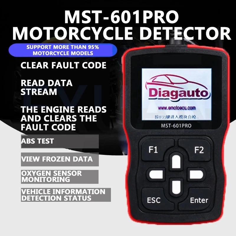 Detector de fallos de inyección de combustible electrónico para motocicleta 6 en 1, diagnóstico, código de fallos OBD, instrumento de diagnóstico de computadora, Detector de fallos