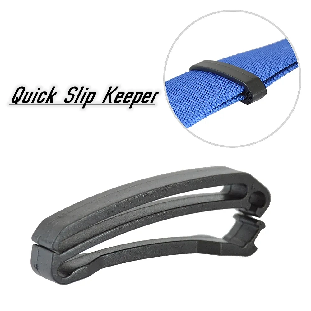 10 Pcs/Pack Quick Slip Keeper Buckle End Clip Slider Black For Molle Tactical Backpack Adjusting Strap Webbing 15-50mm