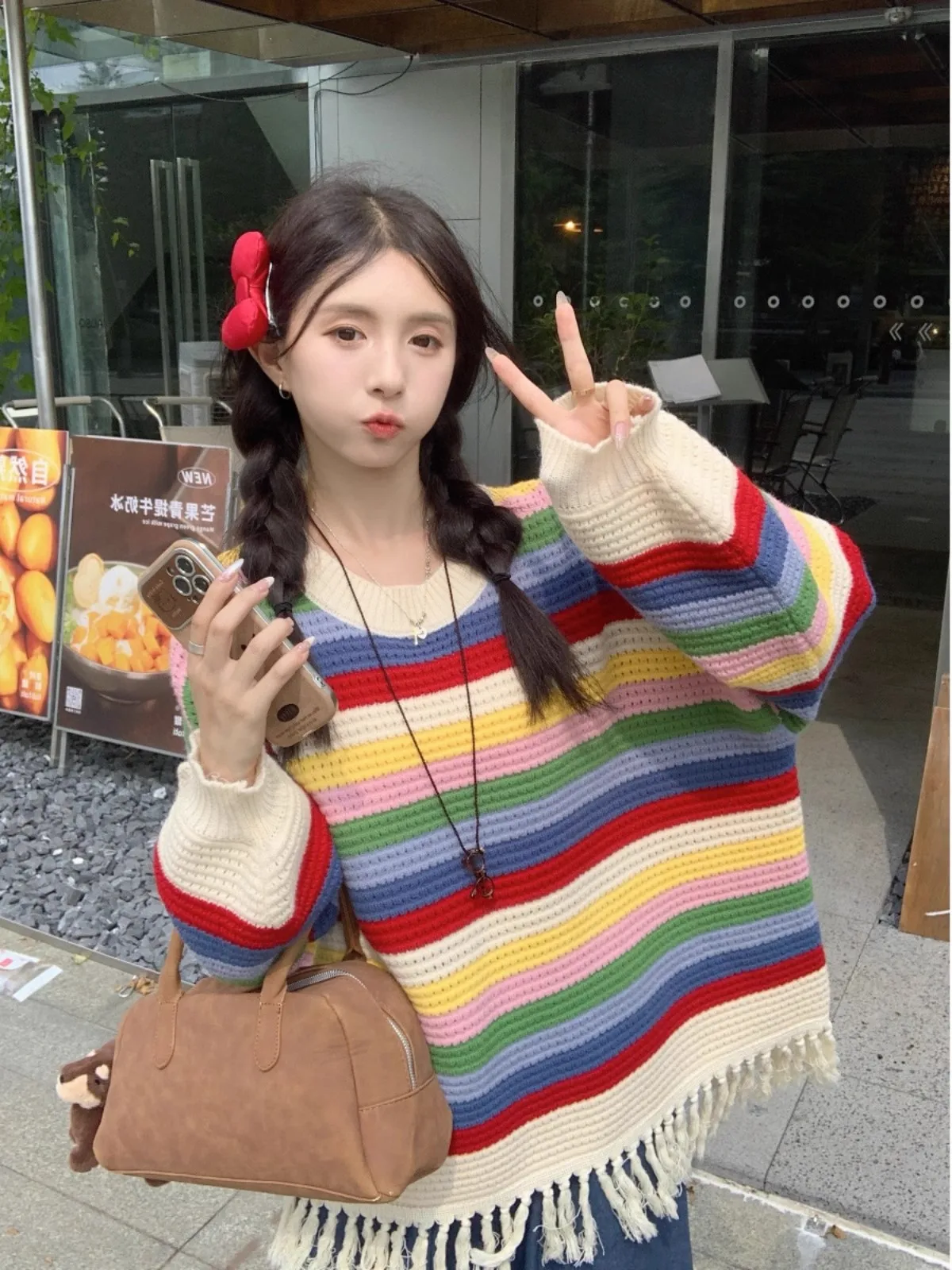 

Sweaters Jumpers Pullovers Women Long Cashmere Heart Valentine Date Night Romantic Elegant Winter Soft Warm Feminine Chic Simple