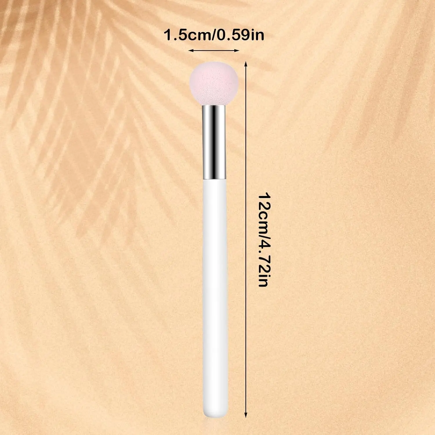 6PCS Mushroom Makeup Sponge with Handle Small Concealer Brush Sponge Under Eye for Face Eyelids Nose Foundation Concealer Applic