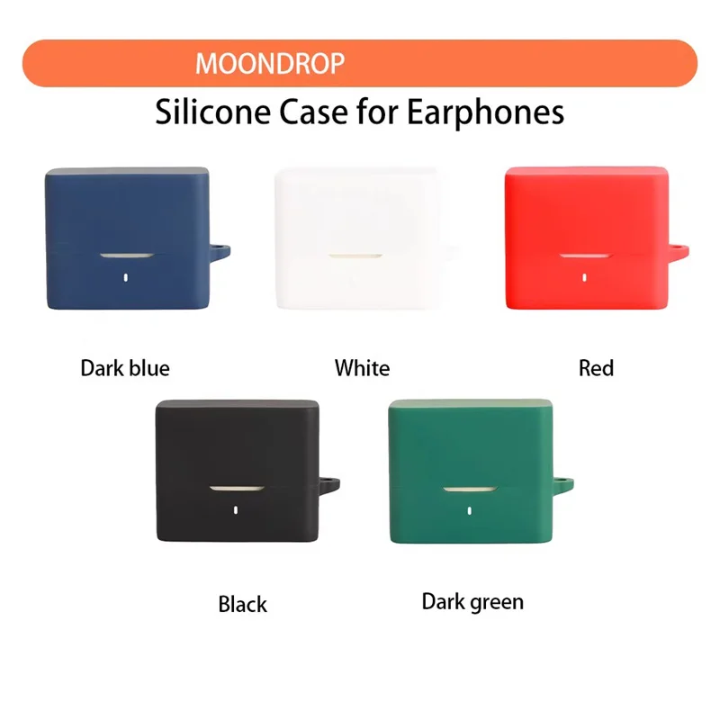 

For MOONDROP Space Odyssey 2.0 Case Silicone Protective Sleeve Skin Cover For Space Odyssey 2.0 Bluetooth Wireless Accessory