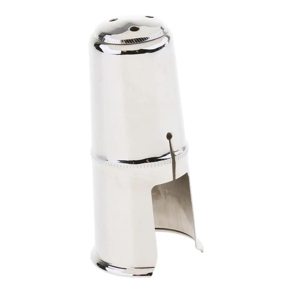 Silver Nickel Plated Bb Clarinet Mouthpiece Cap for Wind Instrument Parts